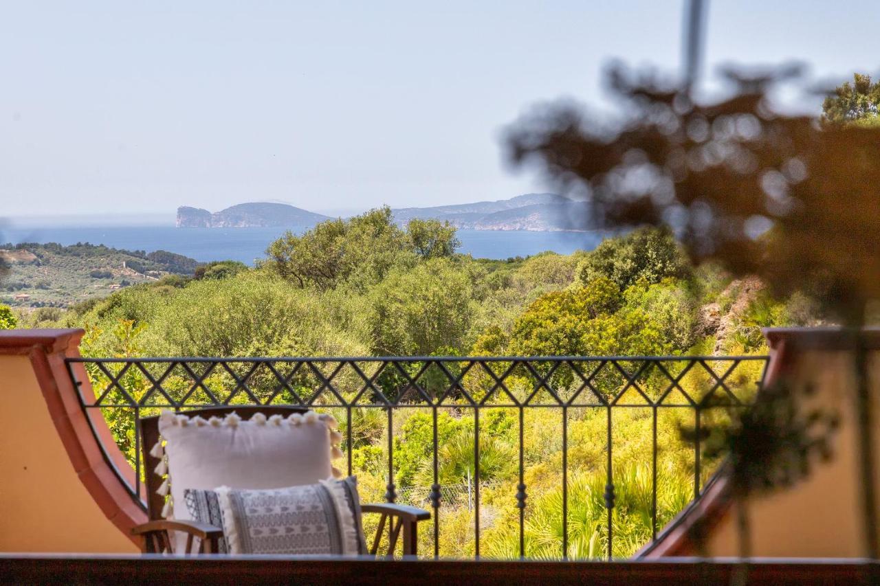 Sardinia Re - Villa Martin Panoramic View Alghero Exteriér fotografie